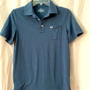 Boys large blue polo shirt by vineyard vines